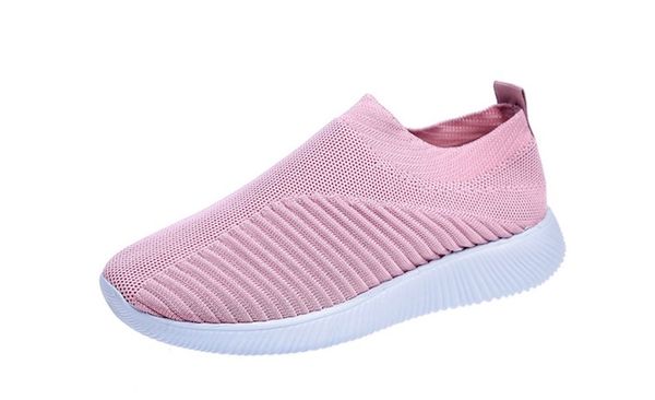 Moda Tasarımcısı Kadın Ayakkabı Çorap Eğitmen Sneakers Örme Slip-On Yüksek Kalite Rahat Spor Ayakkabı Rahat Eğitmenler EU43