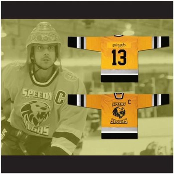 

XS-5XL Rajveer Singh (Vinay Virmani) Speedy Singhs Hockey Jersey Breakaway Movie Stitch Sewn Any Player or Number Free Shipping