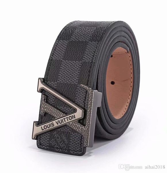 

2019 new designer business belt imported belt transport, Black;brown