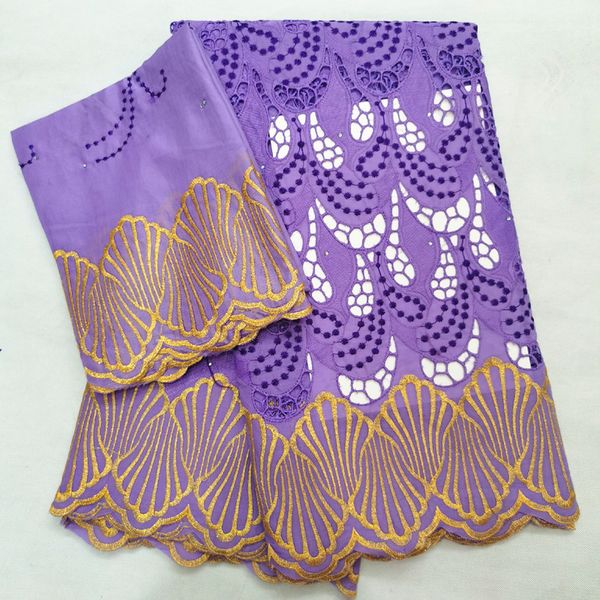 

purple lace swiss voile lace for men&women african fabric voile suisse nigeria embroidery dubai fabric 7yard, Pink;blue