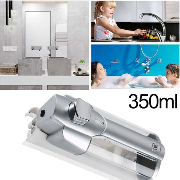 Wall Mounted Soap Dispenser Plástico Mão Distribuidor líquido de desinfecção Hand Sanitizer shampoo Dispensadores 20pcs IIA75