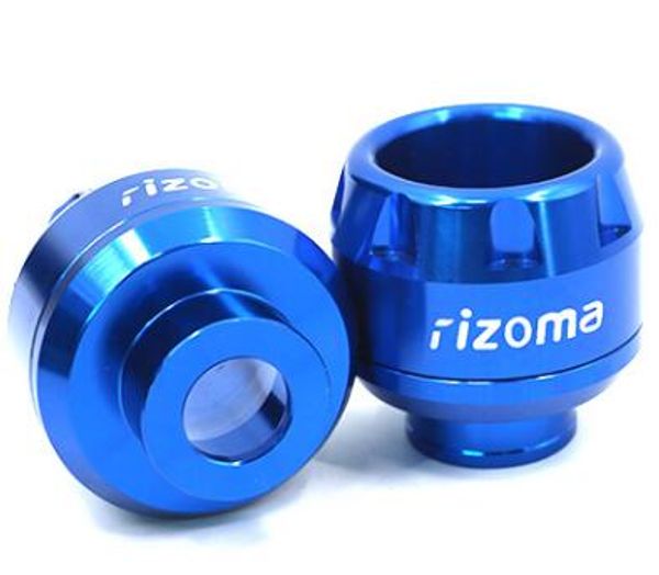 

pair cnc aluminium alloy motorcycle front wheel drop resistance fork cups blue