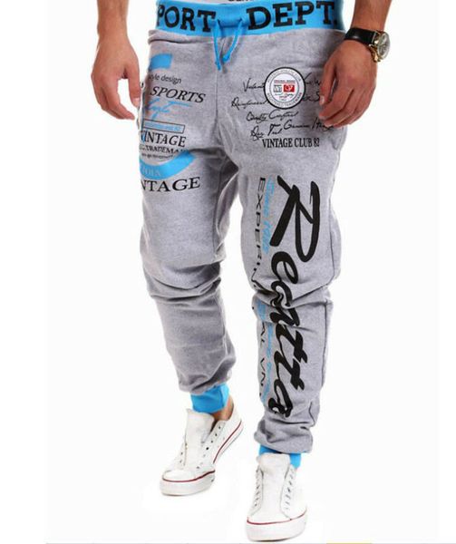 

us men's slim fit urban straight leg trousers casual pencil jogger cargo pants, Blue