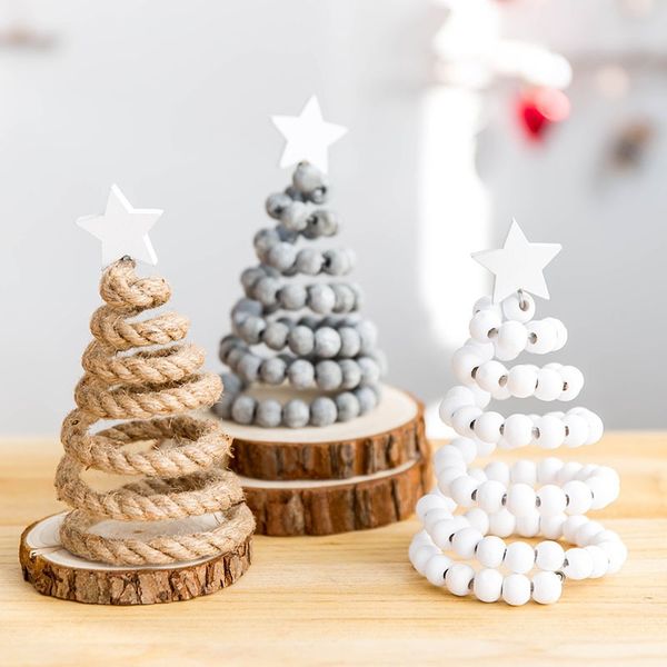 

spiral christmas tree ornaments with wooden xmas tree er party decorations christmas ornaments decorazioni casa natale