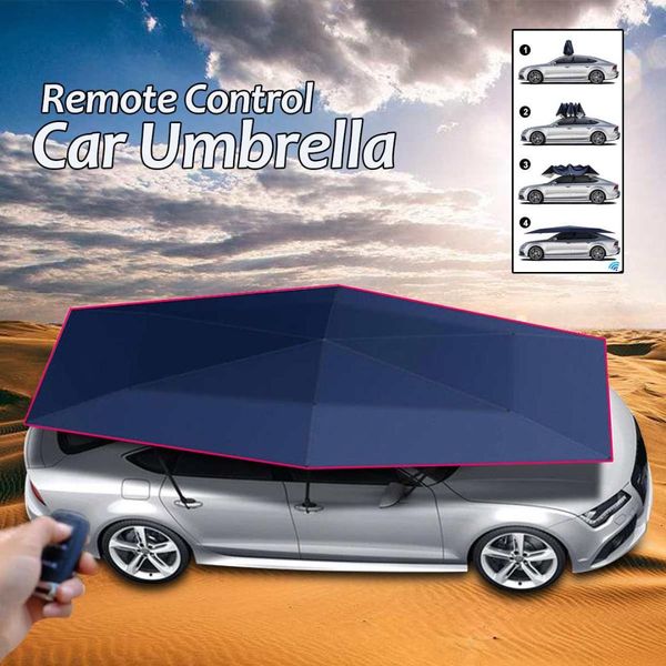 

portable remote control automatic car cover tent waterproof auto car covers folding umbrella roof sunshade sun uv protection