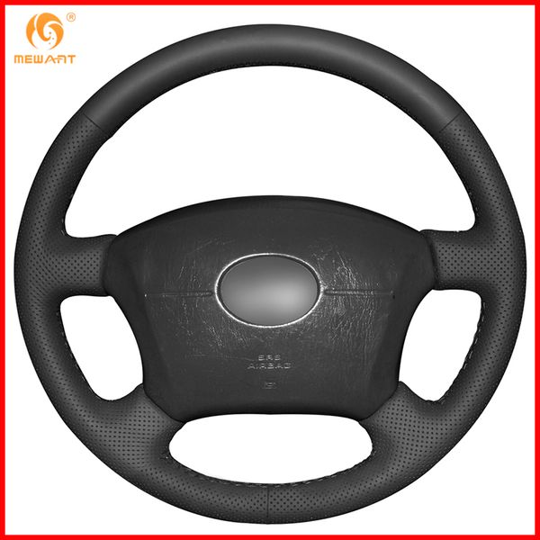 

for land cruiser tacoma 4runner sienna sequoia highlander camry gx470 ls400 black artificial leather steering wheel cover