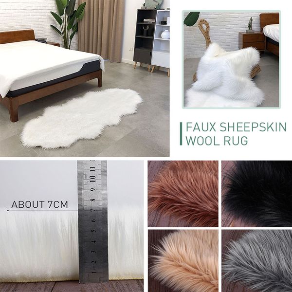

fluffy rugs wool carpet carpet floor luxurious anti-skid warm multicolored 180x80cm wave shape sofa dining room chair