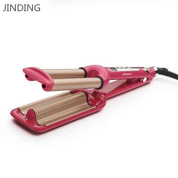 

3 barrels lcd display rollers ceramic curling iron hair waver iron curling wave hair curler hair wand rollers