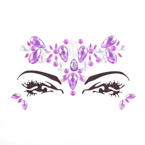 

temporary tattoos women tattoo diamond makeup eyeliner eyeshadow face sticker jewel eyes crystal 2021 fashion