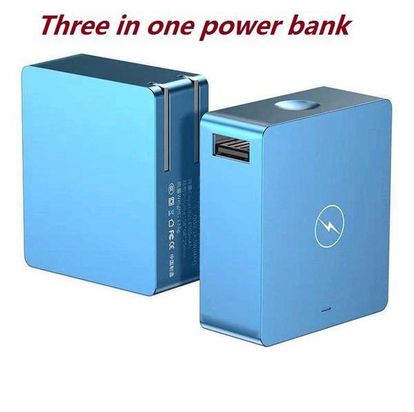 

three in one power bank new style 4500mah power bank 1usb external battery portable power bank charger for iphone samsung ipad mobile phone