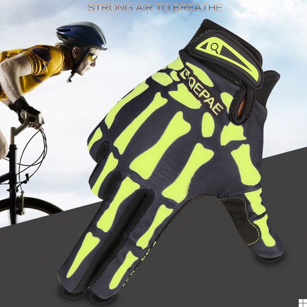 

moto cycling mtb mountain bike gloves outdoor racing/skiing/climbing/ riding sport windproof full finger gloves m l xl, Black