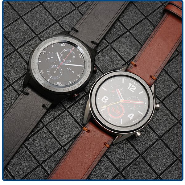 

vintage leather strap watch band greasedleather watch accessories bracelet 20mm 22mm 24mm fashion red watchband for pam for ome, Black;brown