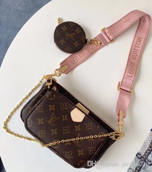 

m44823 3-piece set designers women bags luxury womens handbag bags fashion women bag designers shoulder womens bags, Silver
