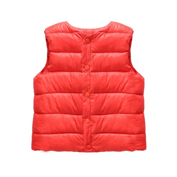 

baby boys girls vest clothing cotton soft 2-7 years old kids baby warm vest waistcoat for fall and winter, Blue