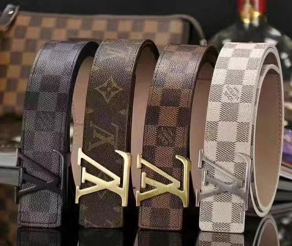 

2019 new fa hion de igner men jean belt tyle cummerbund belt for men bu ine belt women lei ure metal buckle belt, Black;brown