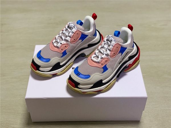 

paris house daddy women's tide shoes women's thick sneakers couple wild fashion trend casual shoes non-slip, Black