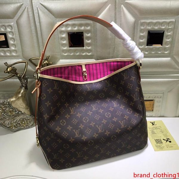 

n50156 damier azur canvas eather brown shoulder bags hobo handbags handles boston cross body messenger shoulder bags