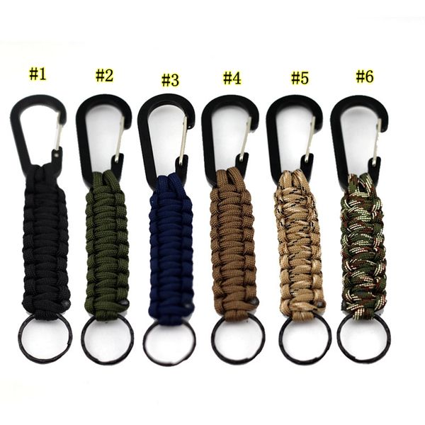 Rings Buckle Keychain Climing Carabiner Camp Mountaineering Hook Travel Kit
