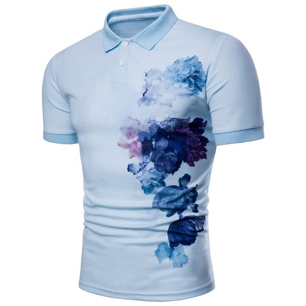 t shirt homme motif fleur