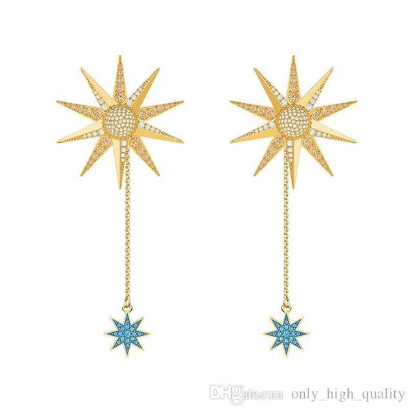 

original diy popular brand exquisite crab star classic earrings necklace bracelet, original engraving jewelry wholesale, Silver