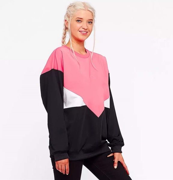 

2020designer hoodie women hoodies and sweatshirts casual hoodie fashion tide brand women hoody with leaf printed pink color m-2xl cyh8082402, Black