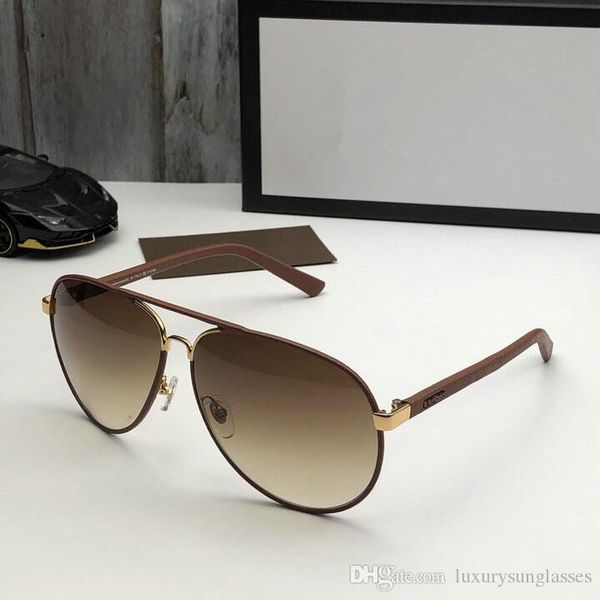 

wholesale fashion designer sunglasses 2887 leather oval frame classic retor style uv 400 outdoor protection eyewear with case, White;black