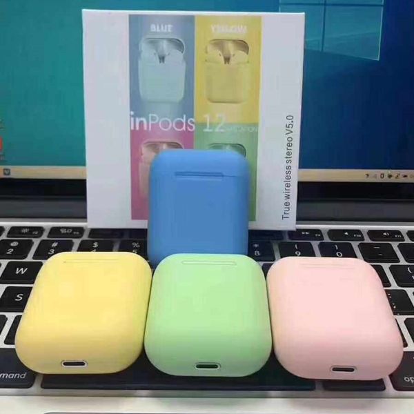 

Беспроводная связь Bluetooth наушники airnpods 12 V5.0 Macaron красочная музыка гарнитура выско