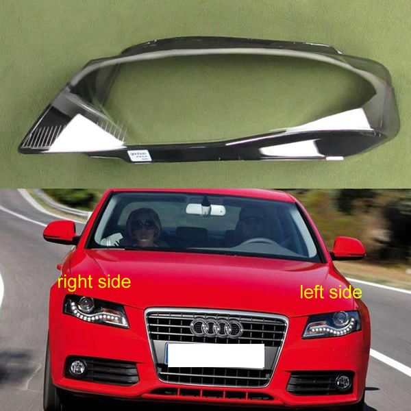 

for 2008 2009 2010 2011 2012 a4 b8 headlight lamp shade special transparent lampshade headlights shell headlamp cover glass