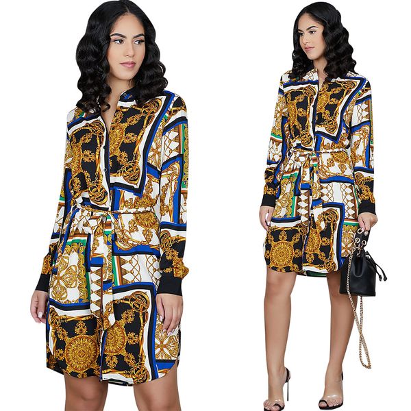 

luxury clothes women spring summer formal casual dresses sashes designer loose mini shirt dress, Black;gray