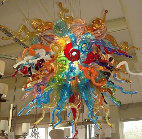 

new products 2020 murano glass europe style led light blown glass art chandelier and pendant lamps