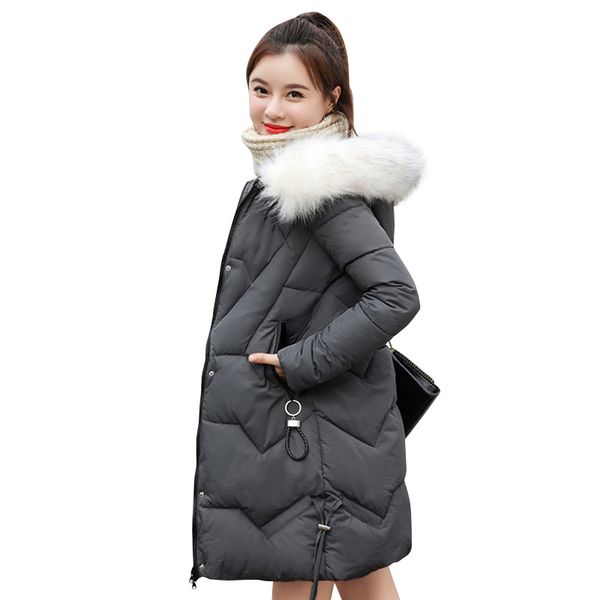 

the new winter jacket for 2019 is for thin women in long women's overcoats, Black