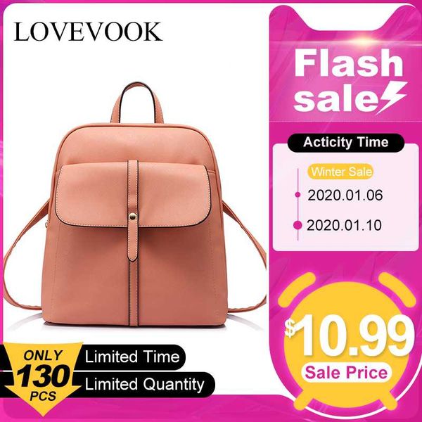 

flash sale] lovevook women backpacks school bags for teenage girls shoulder bag female small backpack for school/travel 2020