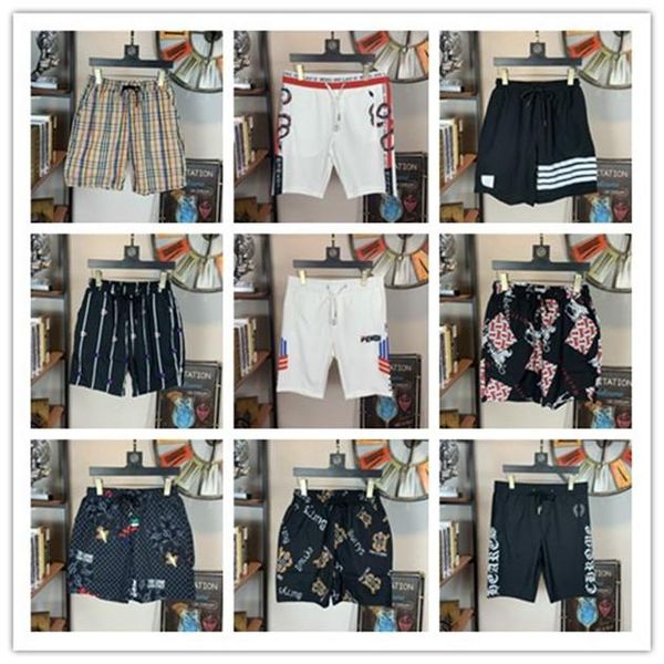 

summer 2020 fashion designer beach short luxury shorts knee length loose pant designer pants sweatsuit male size m-3xl, White;black