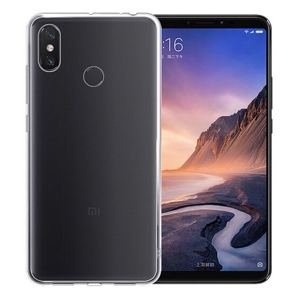 

transparent soft tpu cover case for xiaomi mi max 3