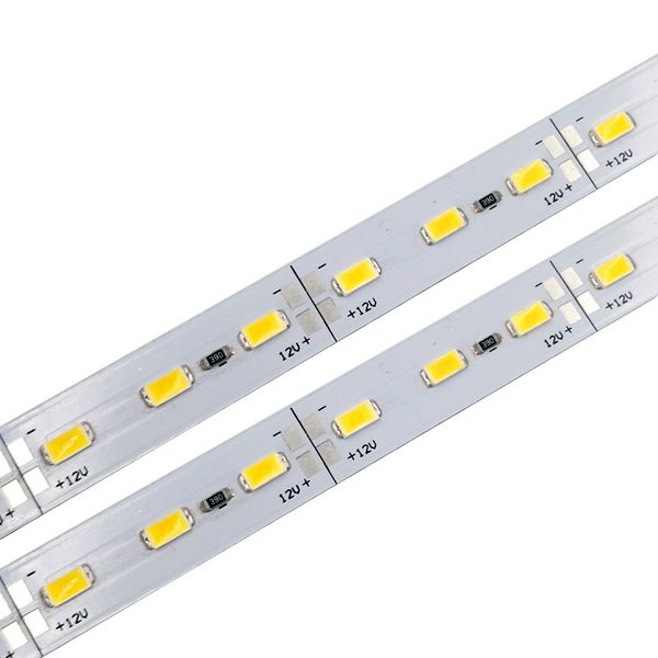 

100шт super bright hard жесткие светодиодные ленты dc12v 1м 72 водить smd 5730/5630 алюминиевого сплава светодиодные ленты свет, красный, си