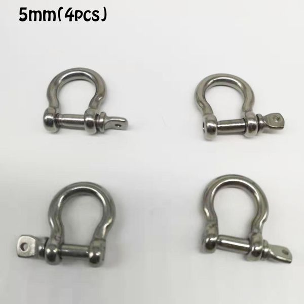 

5мм, 4шт 304 нержавеющая сталь лук дужка 5мм такелаж