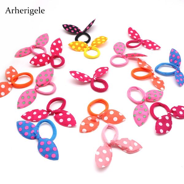 

50pcs hair accessories dot headwear hair rubber bands girls headbands fabric flower headband elastic bands hairband