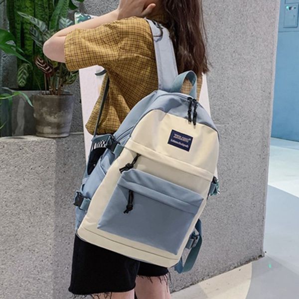 

large capacity women backpack fashion schoolbag backpack for teenager girls female high school college student book bags female