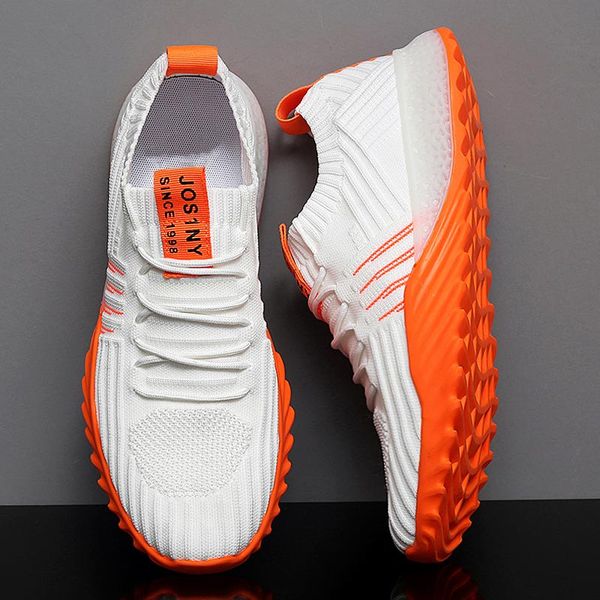 

plus size summer air mesh scarpe donna summer women's sports shoes men running sneakers for women basket de sport white d-436