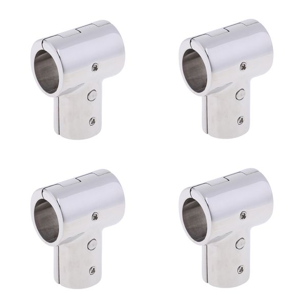 

4 шт нержавеющей стали лук лодка перилами 90 градусов тройник 1 «» 25 мм труба