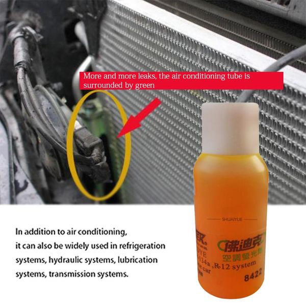 

ultra-high concentration air conditioner fluorescent agent 134a leak detector fluorescent oil leak detector