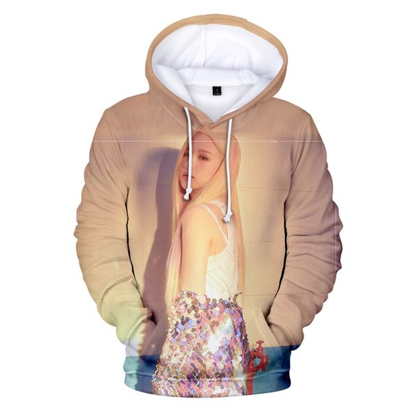 

2019 exid hoodies 3d print casual sweatshirts harajuku long sleeve clothes 2019 kpop exid hooded plus size, Black