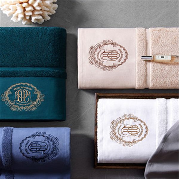

five star l embroidered towel household men and women pure cotton towels