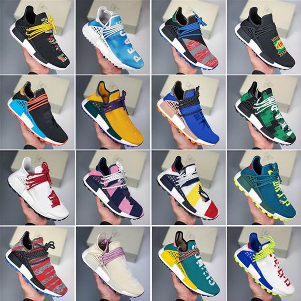 

heart discount mind hu tr human race running shoes nerd green pink core black solar pack pharrell williams men women runner sports sneakers