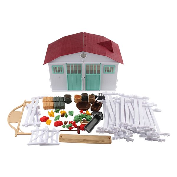 

72pcs simulation miniature farm scene models sets for kids toddles pretend toys