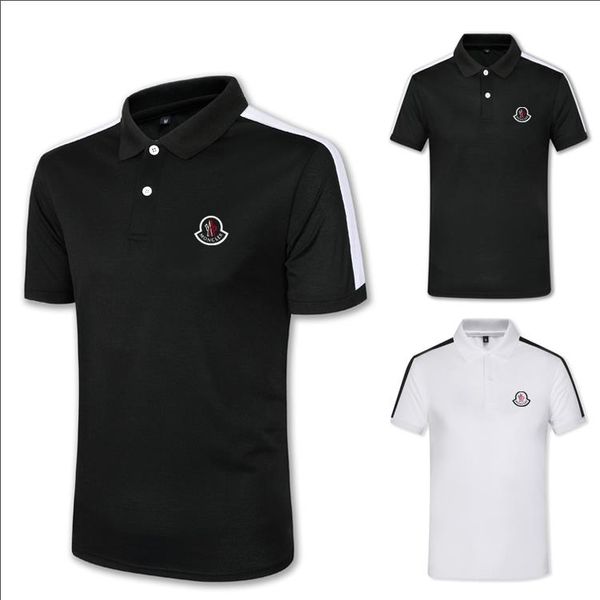 

2019 Новая мода мужская футболка лето короткая рубашка поло высокого качества изве