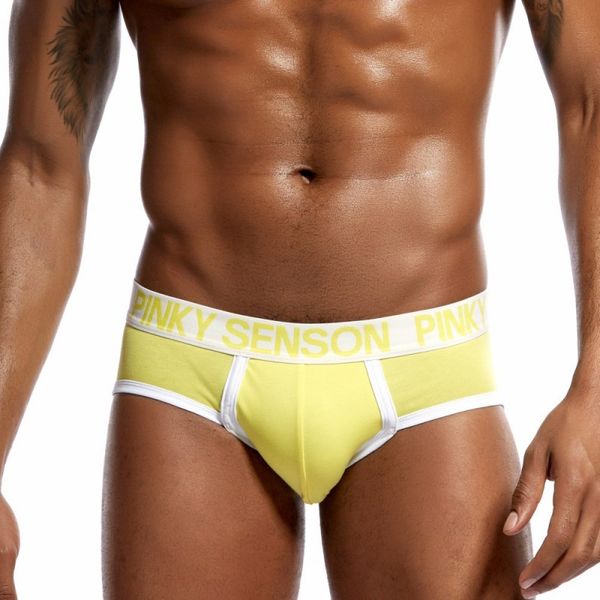 

men low waist briefs soft breathable skinny elastic casual male underpants ql sale, Black;white