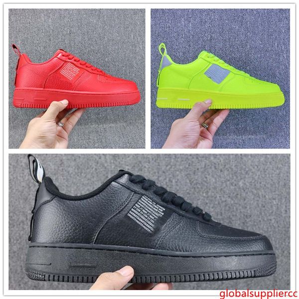 

letter 07 low skateboard shoes 1s black white red green new fashion designer mens women casual basketball shoe