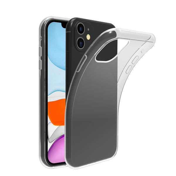 

1.0mm thickness clear mobile covers soft tpu phone case for iphone 11 pro max xs xr 7 8 plus 6s se 2020
