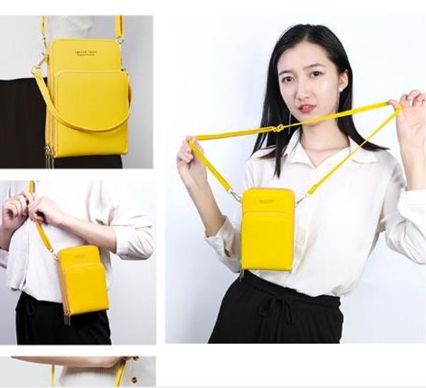 

15 colors famous brand women messenger shoulder bag leather chain bag cross body pure color womens handbag crossbody bag purse